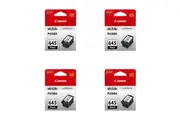 4PK Canon Pixma PG645 Replacement Printer Ink Cartridge 180 Page Yield Black
