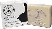 [Little Brown Goose] Bergamont & Patchouli Natural Handmade Soap. Rejuvenate and moisturise skin with an artisan refreshing and aromatic fragrance. Cold pressed hand body wash- 130g bar