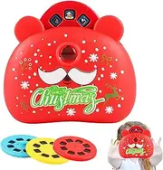 Christmas Projector for Kids,Cartoon Story Projector for Kids - Children Sensory Toys, Festive Projector Flashlight with 24 Pictures for Perception Ability
