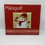 Pfaltzgraff SNOWY SILHOUETTES Decal Glass Platter