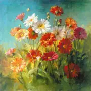 Chart Needlework Embroidery DIY Counted Cross Stitch Patterns-Calendula