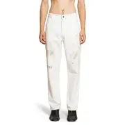 [PALY HOLLYWOOD] PALY HOLLYWOOD MAN WHITE TROUSERS White