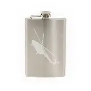 Apache Helicopter Version 12 - 8 oz etched flask