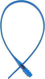 Oxford Products, Blue, One Size, LK152 Combi, Multipurpose Safety Tie and Bike Combination Lock for Bike, Cafe, Buggy, Ski, Helmet Lock