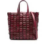 [Dragon Diffusion] Dragon Diffusion Woven Leather Tote Bag ONE SIZE RED