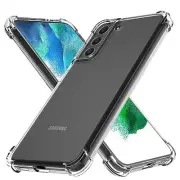 For Samsung Galaxy S24 S23 S22 S21 Note Clear Transparent Case w/ Rugged Edges