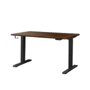 Standing Desk Adjustable Motorised 140cm Black&Walnut