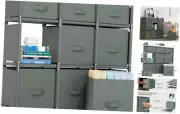 9 Cube Storage Organizer, Closet Organizers and Storage, Cube 9-Cube Grey