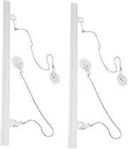 HOMOCONO Versatile Cm Plastic Flag Pole Hanging Chain Hooks for Posters Flags for Home Office