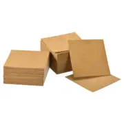 100Pcs Self-Adhesive Cork Square, 4 inch Cork Backing Sheets Cork Coasters