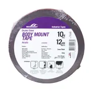 Moroday 12mm x 10m Grey Double Sided Body Mounting Tape