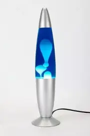 16 inches Liquid Motion Lamps Blue & White with 2 Bulbs