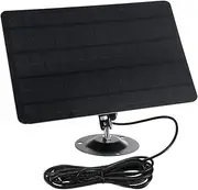 10W 6V Micro USB Solar Panel 2000mAh 360-degree Rotation Waterproof Wall Mounted Monocrystal Silicon Solar Plate for USB Camera