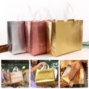 Non-Woven Shopping Bag Foldable Laser Grocery Reusable Handbag Eco Tote Bag