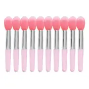 10pcs Silicone Lip Brush Set Lipstick Lip Gloss Applicator Brushes Lip Care