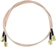 LAPYAPPE 2Pcs Male to Male Coax Cable Antenna Extender Cable for Applications Low Loss with Pure Connectors for Wireless LAN Devices