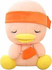 Plush Toys Little Yellow Duck Dolls Refueling Little Duck Plush Toys Personality Dolls Girls Hug Sleeping Holiday Gifts 1122 (Color : Pink)