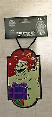 Oogie Boogie Man Nightmare Before Christmas RUZ 5.5" metal embossed ornament