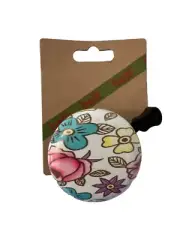 Metal Bicycle Bell ~Flower ~Belll~made in Europe~Stroller~Cart~ New