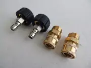 4x Universal Pressure Washer Quick Connect Adapter Set M22-14mm 5000PSI