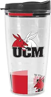 Rico Industries NCAA Central Missouri Mules 16 oz Double Walled Insulated Tritan Classic Tumbler Cup Keeps Drinks Cold & Hot, USA Made