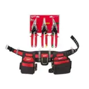 Milwaukee Electricians Work Belt Adjustable w/Left/Right/Straight Aviation Snips