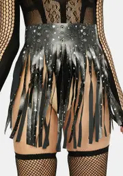[Daisy Corsets] Cosmic Fringe Belt Skirt