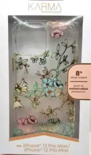 Karma by Body Glove - Pastel Floral Clear iPhone 12 Pro Max / 13 Pro Max Case