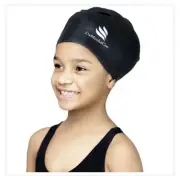 Medium Volume Swim Silicone Cap for Short Length Hair, Perfect For Kids!