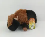 NWT Folkmanis Small Bison Buffalo Full Body Hand Puppet Black Brown Soft Plush