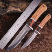 Scout Hunting Outdoor Camping Fixed Blade Two Knives Columbia AR002 and AR002L