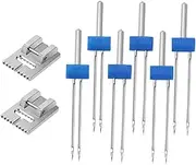 DOITOOL Practical Twin Needles for Sewing Machines 3 Sizes Home Professional Sewing Set