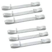6 Pcs Tool Box Drawer Clips Double Loop Style Tool Box Slide Retaining Clips