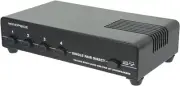 4-Channel Speaker Selector - Black up to 140W per Ch. Distribute Spea