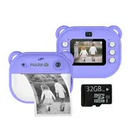 PULSE Instant Thermal Print Digital Camera Purple