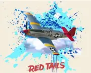 Red Tail Tuskegee Airmen Mousepad Computer Mouse Pad 7 x 9