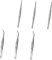 6Pcs Compact Tweezers for Succulent Gardening and Planting Ergonomic Design for Easy Handling Durable Material for Flower and Vegetable Seedlings