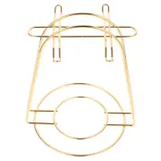 Coffee Mug Organizer Plate Storage Rack Tea Cup Draining Rack Mug Hook Saucer