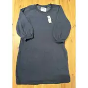 NWT* Anthropology Velvet Luce Sweatshirt Dress XS