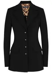 Dolce & Gabbana Stretch-jersey Blazer - Black - 42 (UK10 / S) 42 (UK10 / S)