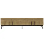 Anderson 180cm Fluted Entertainment Unit Natural