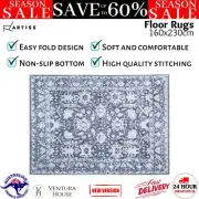 Artiss Floor Rugs Short Pile Area Rug Large Modern 160x230cm Soft Bedroom Carpet