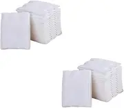 Healvian Cotton Pads 222pcs Makeup Remover Pads Double Sided Non-ball up for Face Eyes Lips Women's Facial Puff