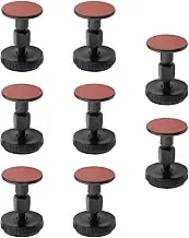 ECSiNG 8 Sets Adjustable Bed Head Anti-Collision Fixer Black Bed Frame Rear Protection Anti-Shock Tool Suitable for Bed Cabinet Chair Sofa 47-64mm