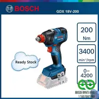 在飛比找Yahoo!奇摩拍賣優惠-Bosch GDX 18V-200 無繩衝擊驅動器扳手 40