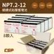 【YUASA整箱】湯淺 NP7.2-12 (8顆/箱) 鉛酸電池12V7.2Ah 電動車 不斷電系統 同尺寸WP7-12