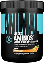 Universal Nutrition Animal Juiced Aminos Enhanced BCAA and EAA Instantized Amino Acid Supplement, Orange, 30 Count, 368 gms