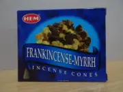 Frankincense - Myrrh Incense Cones 1 Box of 10 HEM Free Post AU