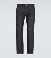 [Junya Watanabe] Junya Watanabe x Roy Lichtenstein Straight-leg jeans UK 32 blue