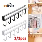 Mug Rack Organiser Wardrobe Kitchen Cup Holder Under Shelf Cabinet 6 Hook Hanger